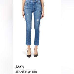 Joes Jeans High Rise Cropped Bootcut Jeans size 26